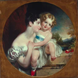 Madre e figlio, c.1840-45